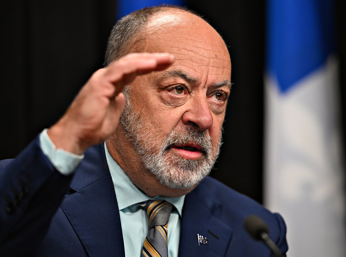 Christian Dubé, Minister of Health